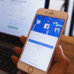 Facebook on mobile and laptop