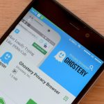Ghostery on a smartphone