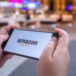 Amazon logo on mobile