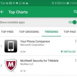 Your Phone Companion app trending