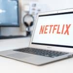 Netflix on laptop
