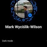 Facebook Messenger dark mode