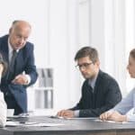 Uncomfortable board meeting