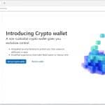 Microsoft Edge crytpo wallet