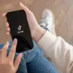 TikTok on phone