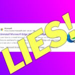 Uninstall Microsoft Edge