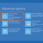 Windows Quick Machine Recovery