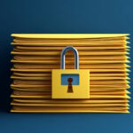 Documents with a padlock