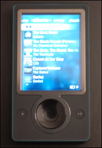 Zune Front View