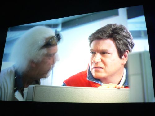 Doc shows Bob the past he failed to change...2001, and the Microsoft Vision fails to reform the offices. Doc shows Bob the past he failed to change...2001, and the Microsoft Vision fails to reform the offices.