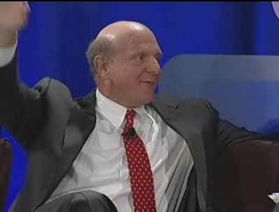 Microsoft CEO Steve Ballmer to Charlie Rose