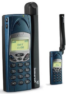 IsatPhone folded and unfolded