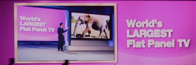 panasonic huge plasma screen