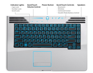 Alienware's Area 51 keyboard