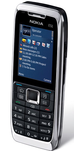 Nokia E51 without camera