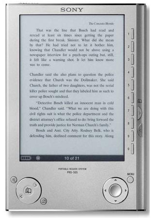 Sony's Reader (PRS-505) Sony's Reader (PRS-505)