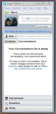 skype 4.0 beta 2 new window