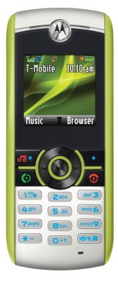 Motorola's W233 'Renew' green phone