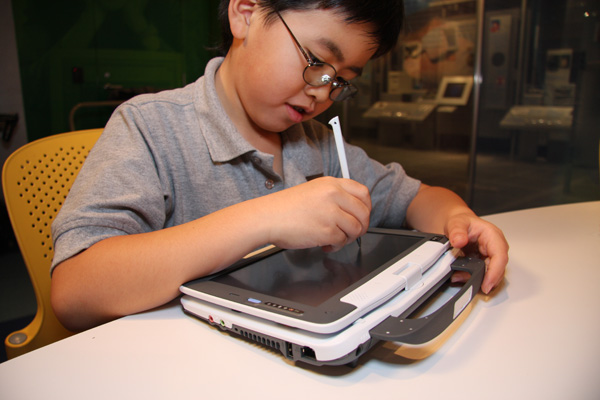 Classmate PC in Use