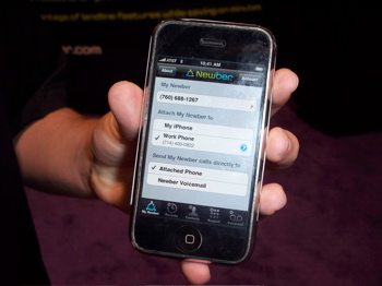 Newber on iPhone