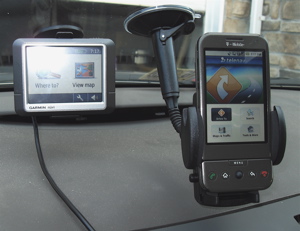 Running a standalone GPS and a GPS phone side by side Running a standalone GPS and a GPS phone side by side