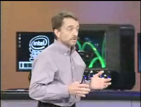 Former Intel Digital Enterprise Group leader Pat Gelsinger during a presentation at IDF August 18, 2007.