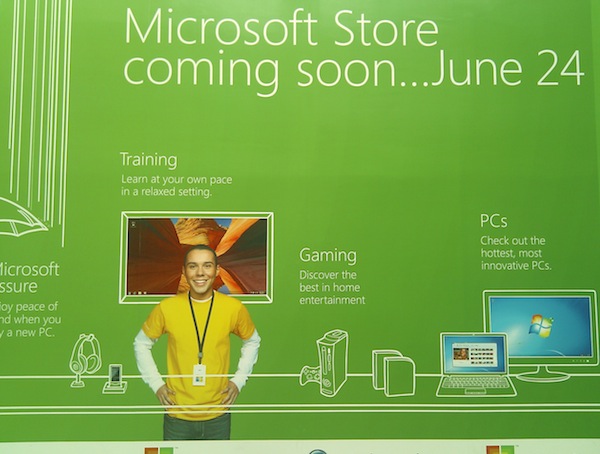 Microsoft Store Opening Sign Microsoft Store Opening Sign
