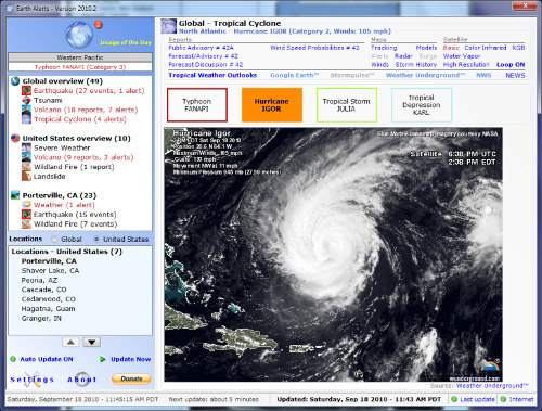 Earth Alerts