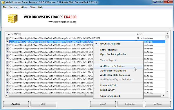 Web Browsers Traces Eraser Web Browsers Traces Eraser