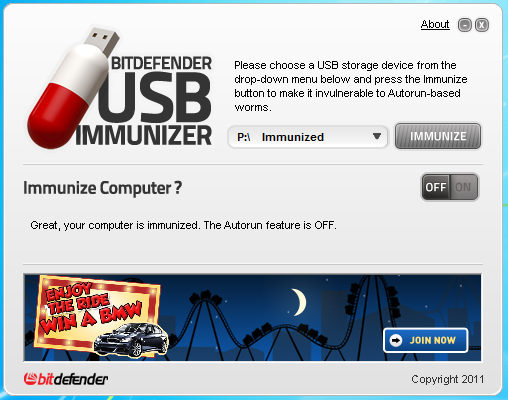 USB Immunizer USB Immunizer