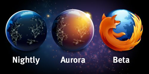 Firefox Aurora build, not quite nightly, not quite beta