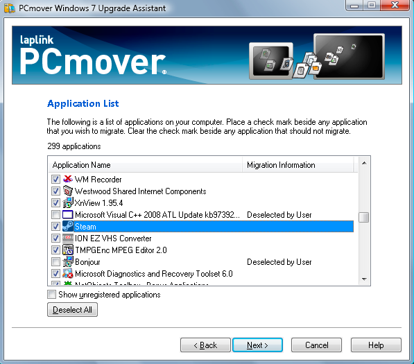 LapLink PCmover LapLink PCmover