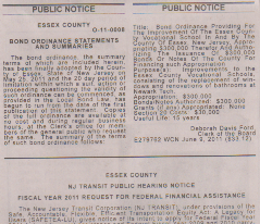 legal public notice