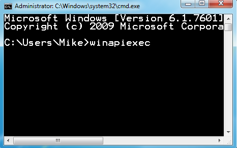 WinAPIExec WinAPIExec